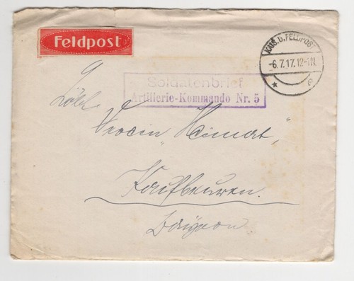 Feldpostbrief artillerie - feldpostbrief,
