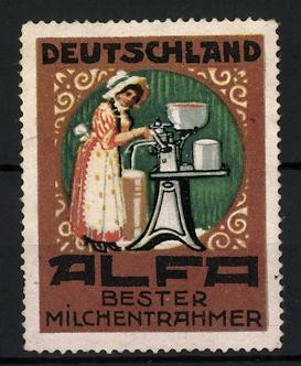 Reklamemarke alfa bester - reklamemarke,