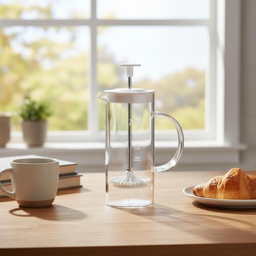 Glas milchaufschäumer - glas,